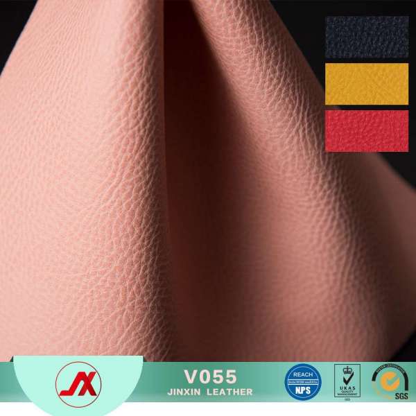 High Quality Antifungal Lichee Pattern PVC Leather, Togo Leather Fabric for Soft Bag Hard Package Bed Leather Sofa Fabric