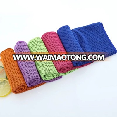 cold towel summer sports ice cooling towel cool yarn hypothermia cool towel 100*30cm for sports children adult