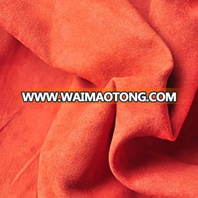 light weight 80gsm105d*200d 100%polyester warp suede fabric for cloth for sofa