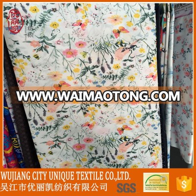 Factory 100% polyester printed synthetic suede fabric for textile