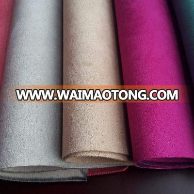 200gsm 75D*225D*2 100%polyester waterproof weft suede fabric