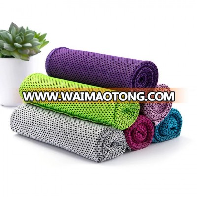 China manufacturer summer ice magic cool sports printed towels