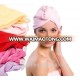 2016 hot sale microfiber hair drying towel turban towels wrap wholesales